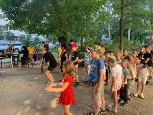 Открытие 3 смены проекта «Лето во дворах»